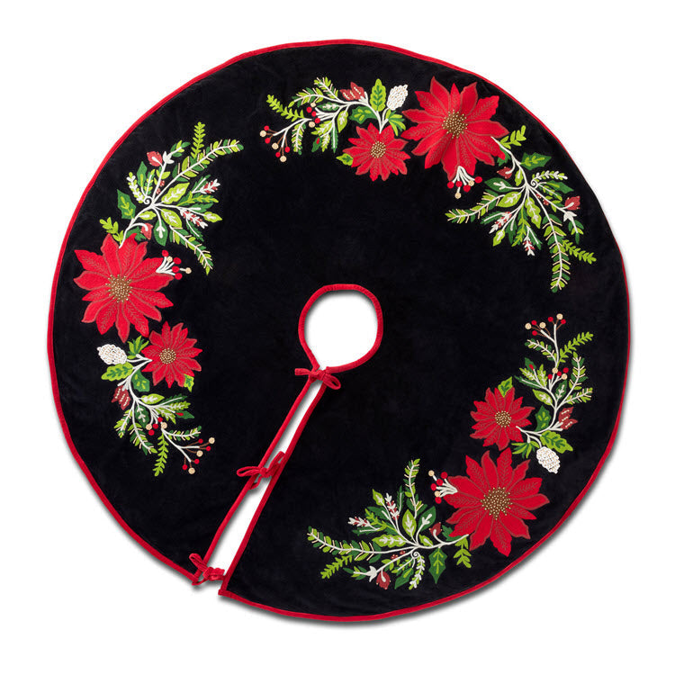 Poinsettia Tree Skirt