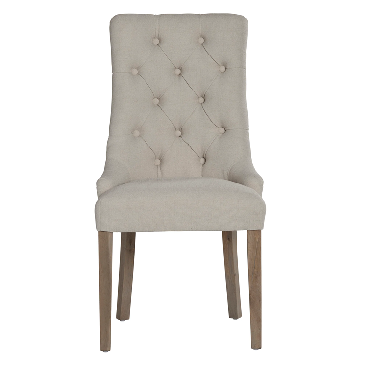 French Vanilla Dining Chairs Set/2