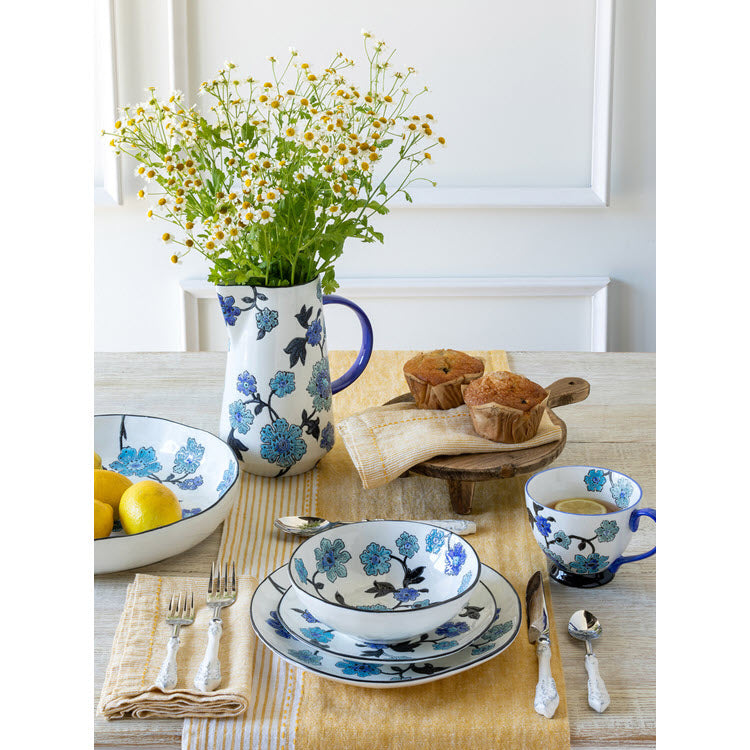 Periwinkle Vine Pattern Bowls Set/4
