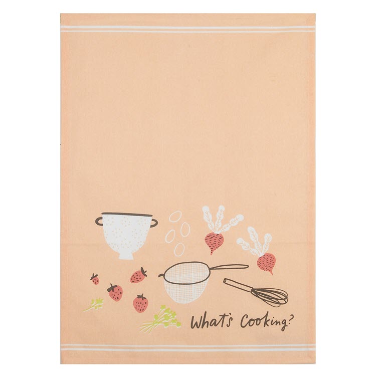 Hello! Lucky What's Cooking Kitchen Towel Set/2